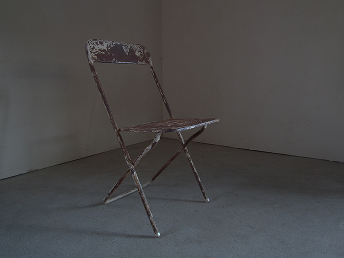 P00119a フランス アンティーク 鉄製 フォールディングチェア 椅子 | MANSIKKA antiques