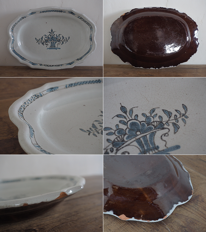 フランス アンティーク キュノワール プレート 皿 | MANSIKKA antiques