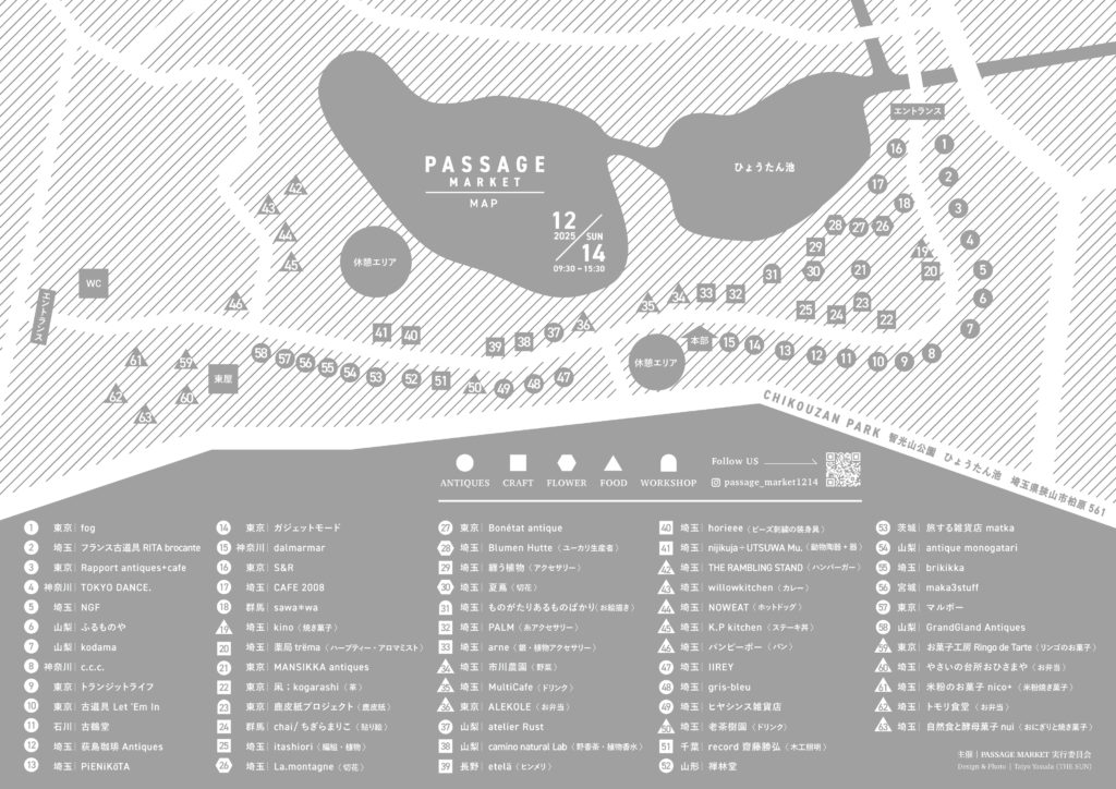 PASSAGE MARKETのマップ